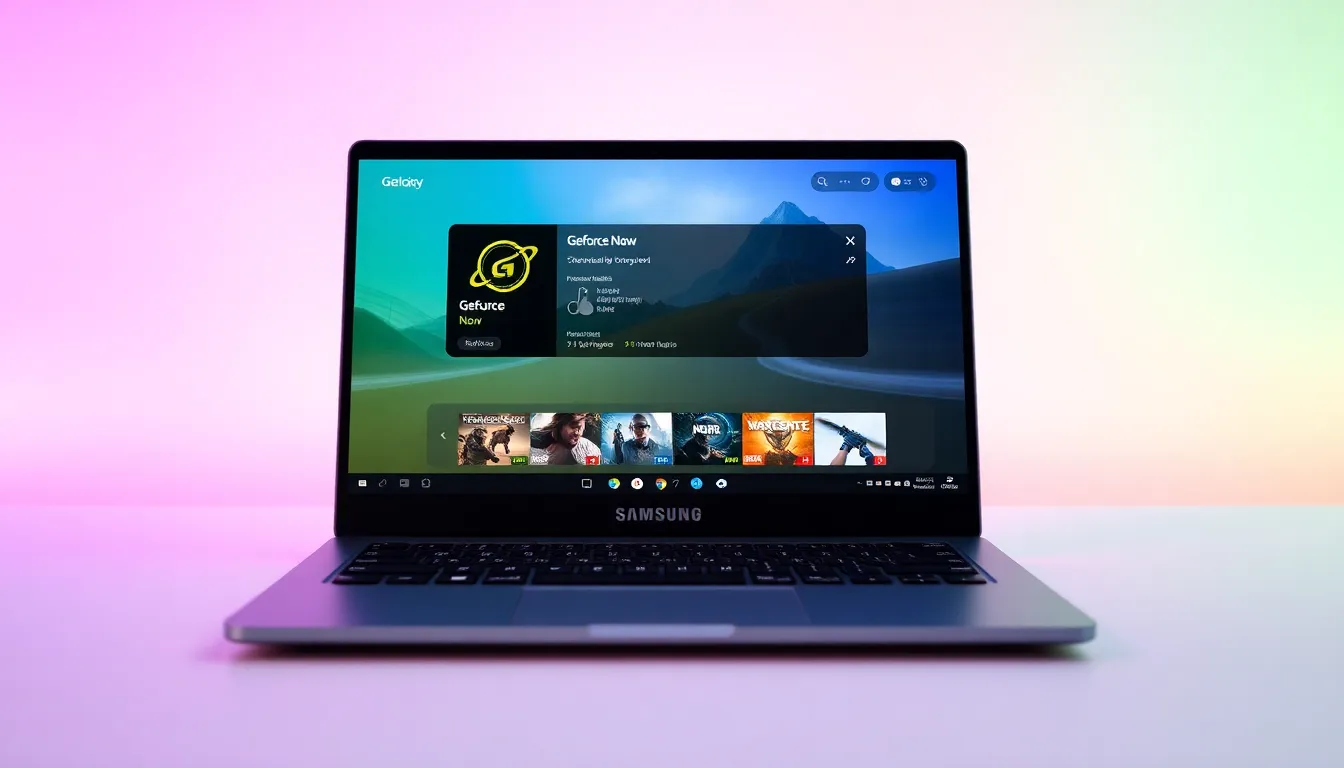 Samsung Galaxy Chromebook Buyers Get Free 12-Month GeForce Now Access